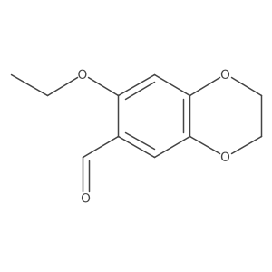 7-Ethoxy-2,3-dihydrobenzo[b][1,4]dioxine-6-carbaldehyde Structure