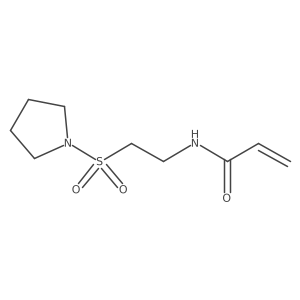 N-(2-Pyrrolidin-1-ylsulfonylethyl)prop-2-enamide Structure