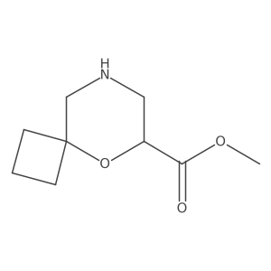 Methyl 5-oxa-8-azaspiro[3.5]nonane-6-carboxylate Structure