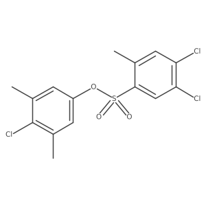 (4-Chloro-3,5-dimethylphenyl) 4,5-dichloro-2-methylbenzenesulfonate Structure