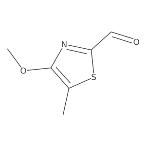 4-Methoxy-5-methyl-1,3-thiazole-2-carbaldehyde结构式