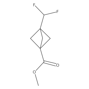Methyl 3-(difluoromethyl)bicyclo[1.1.1]pentane-1-carboxylate Structure