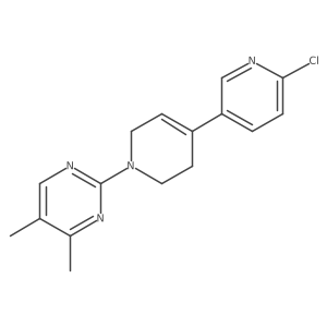 6-Chloro-1'-(4,5-dimethylpyrimidin-2-yl)-1',2',3',6'-tetrahydro-3,4'-bipyridine结构式