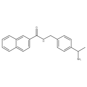 N-{[4-(1-aminoethyl)phenyl]methyl}naphthalene-2-carboxamide Structure