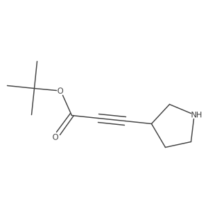 Tert-butyl 3-(pyrrolidin-3-yl)prop-2-ynoate Structure