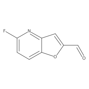 5-Fluorofuro[3,2-b]pyridine-2-carbaldehyde结构式
