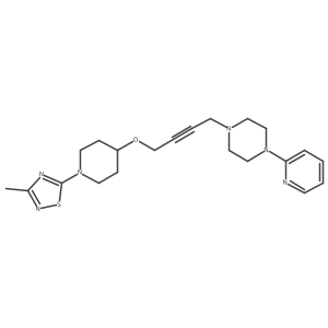 1-(4-{[1-(3-Methyl-1,2,4-thiadiazol-5-yl)piperidin-4-yl]oxy}but-2-yn-1-yl)-4-(pyridin-2-yl)piperazine Structure