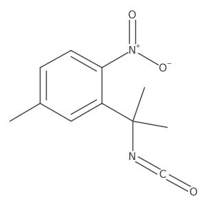 2-(2-Isocyanatopropan-2-yl)-4-methyl-1-nitrobenzene Structure