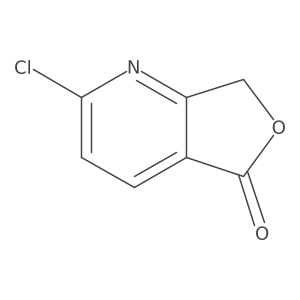 2-chloro-5H,7H-furo[3,4-b]pyridin-5-one Structure