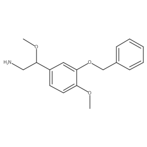 2-Methoxy-2-(4-methoxy-3-phenylmethoxyphenyl)ethanamine结构式