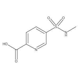 5-(Methylsulfamoyl)pyridine-2-carboxylic acid结构式