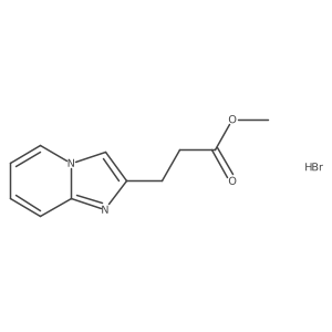 Methyl 3-imidazo[1,2-a]pyridin-2-ylpropanoate hydrobromide Structure