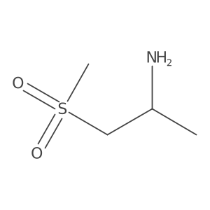 1-Methanesulfonylpropan-2-amine结构式
