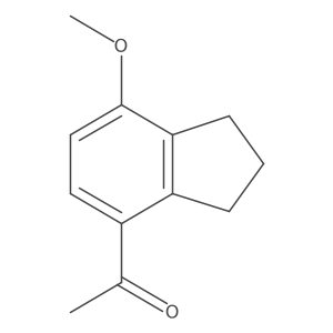 1-(7-methoxy-2,3-dihydro-1H-inden-4-yl)ethanone Structure