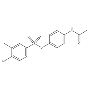 4-(Acetylamino)phenyl 4-chloro-3-methylbenzenesulfonate Structure