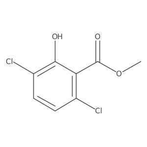 Methyl 3,6-dichloro-2-hydroxybenzoate结构式
