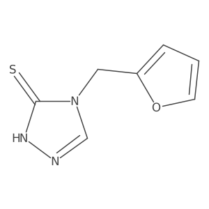 4-(2-furylmethyl)-4H-1,2,4-triazole-3-thiol Structure