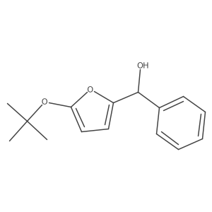 5-(1,1-Dimethylethoxy)-I+/--phenyl-2-furanmethanol Structure