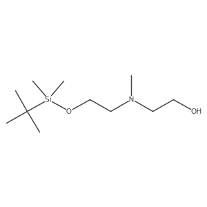 2-(N-methyl-(2-tert-butyldimethylsilyloxyethyl)amino)ethanol Structure
