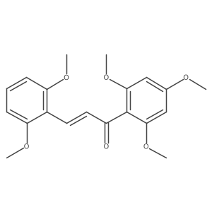 2,2',4',6,6'-Pentamethoxychalcone结构式