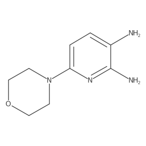 6-Morpholin-4-ylpyridine-2,3-diamine Structure
