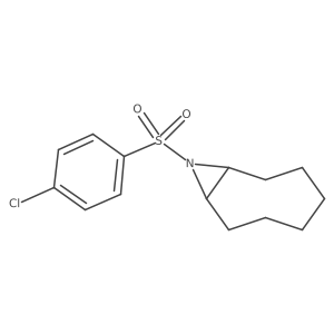 9-(4-Chlorobenzenesulfonyl)-9-azabicyclo[6.1.0]nonane结构式