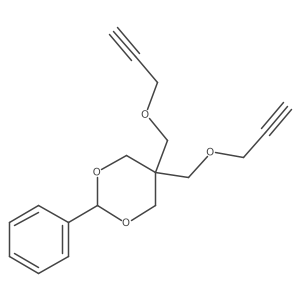 2-Phenyl-5,5-bis[(2-propyn-1-yloxy)methyl]-1,3-dioxane结构式
