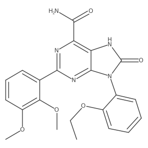 2-(2,3-dimethoxyphenyl)-9-(2-ethoxyphenyl)-8-oxo-8,9-dihydro-7H-purine-6-carboxamide Structure