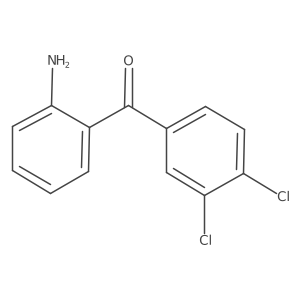 2-(3,4-Dichlorobenzoyl)aniline结构式