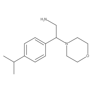 2-[4-(Methylethyl)phenyl]-2-morpholin-4-ylethylamine Structure