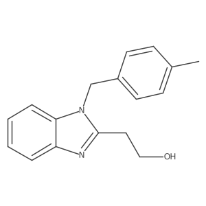 2-[1-(4-methylbenzyl)-1H-benzimidazol-2-yl]ethanol结构式