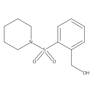 2-(1-Piperidinylsulfonyl)benzenemethanol结构式