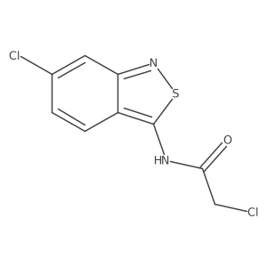 2-Chloro-N-(6-chloro-2,1-benzisothiazol-3-yl)acetamide结构式