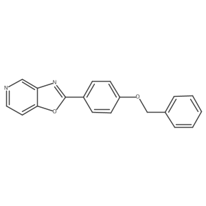 2-(4-(Benzyloxy)phenyl)oxazolo[4,5-c]pyridine结构式