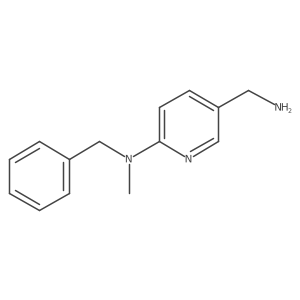 5-(aminomethyl)-N-benzyl-N-methylpyridin-2-amine Structure