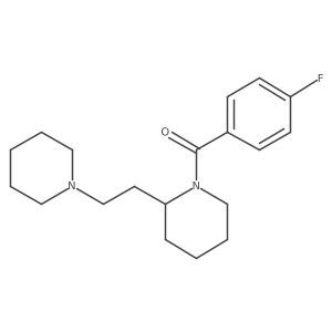 4-Fluorophenyl 2-(2-piperidylethyl)piperidyl ketone Structure
