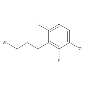 2-(3-Bromopropyl)-4-chloro-1,3-difluorobenzene Structure