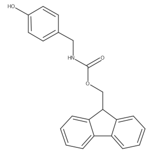 (9H-fluoren-9-yl)methyl 4-hydroxybenzylcarbamate Structure