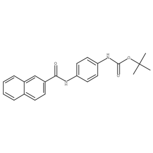 tert-butyl N-[4-(naphthalene-2-carbonylamino)phenyl]carbamate Structure