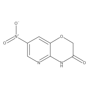 7-nitro-2H-pyrido[3,2-b][1,4]oxazin-3(4H)-one结构式