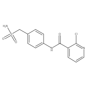 2-chloro-N-[4-(sulfamoylmethyl)phenyl]pyridine-3-carboxamide Structure