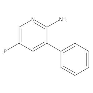 5-Fluoro-3-phenylpyridin-2-amine结构式
