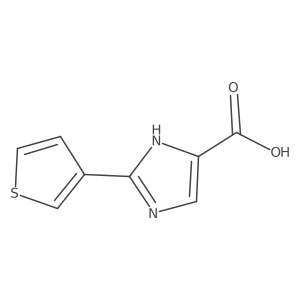 2-(3-Thienyl)-1H-imidazole-5-carboxylic acid结构式