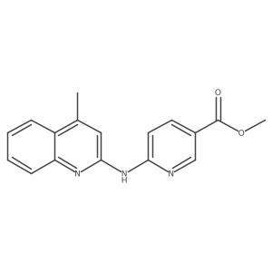 Methyl 6-[(4-methyl-2-quinolinyl)amino]-3-pyridinecarboxylate Structure