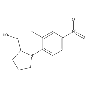 2-Pyrrolidinemethanol, 1-(2-methyl-4-nitrophenyl)-结构式
