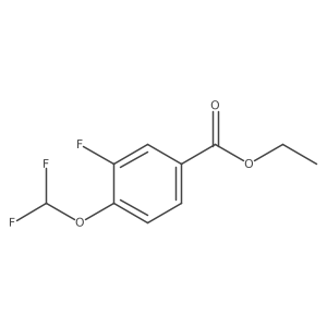 Ethyl 4-(difluoromethoxy)-3-fluorobenzoate Structure