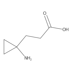3-(1-Aminocyclopropyl)propanoic acid Structure