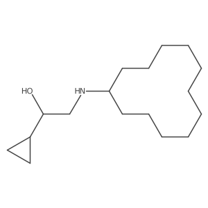 Cyclopropanemethanol, I+/--[(cyclododecylamino)methyl]-结构式