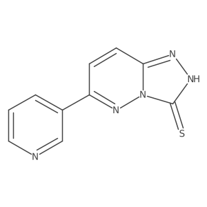 6-(Pyridin-3-yl)-[1,2,4]triazolo[4,3-b]pyridazine-3-thiol结构式