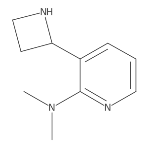 3-(Azetidin-2-yl)-n,n-dimethylpyridin-2-amine结构式